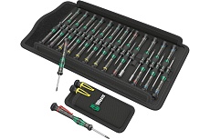 Набор прецизионных отвёрток WERA Kraftform Micro Big Pack 2 29 пр., PH/TX/IPR/HEX внешний и внутренний/SL/Microstix/Съёмник WE-134027