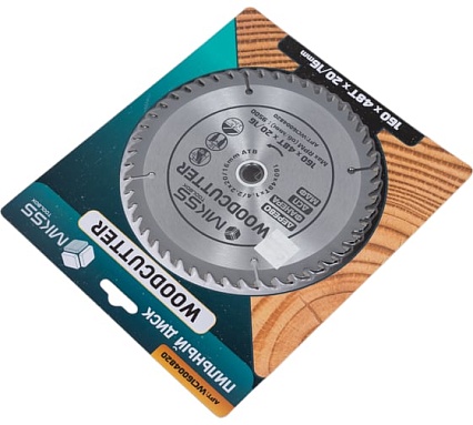 Диск пильный по дереву MKSS Toolbox Woodcutter WC1600 160x48Тх20/16 мм WC16004820