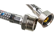 Гибкая подводка для воды НР 1/2&quot; х ВР 1/2&quot;, длина 1 мм STOUT RG008P0SIGMJFC