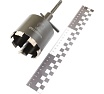 Коронка алмазная по камню CNIC 82x90 мм, М16, для сухой резки, хвостовик SDS-PLUS DB0401 75846