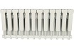 Алюминиевый радиатор Rommer Profi 350 AL350-80-80-080 12 секций RAL9016 86624