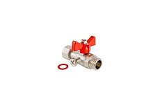 Шаровой кран для подключения  манометра Valtec 1/2нар -1/2вн. VT.806.N.0404