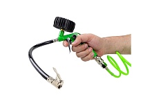 Краскораспылитель Rockforce H-827-2V c верхним пластиковым бачком, в комплекте с аксессуарами, 5 предметов RF-SGK-51(58014)