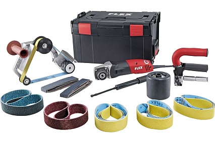 Ленточная и сатинировальная машина Flex TRINOX BSE 14-3 INOX Set 433454