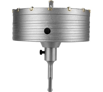 Коронка в сборе по бетону (150 мм; М22) Vertextools 222-0150