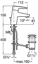 Смеситель для раковины Roca Esmai 5A3031C00