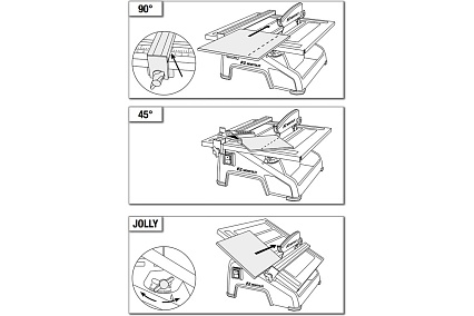 Электрический портативный плиткорез MONTOLIT F2 0,55 кВт, диск 180х22,2 мм 905EVO2