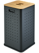 Корзина для белья WeltWasser WW Nansy BL 55L черный матовый 10000013377