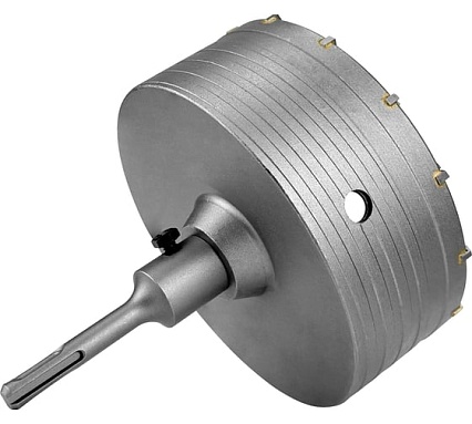 Коронка в сборе по бетону (150 мм; М22) Vertextools 222-0150