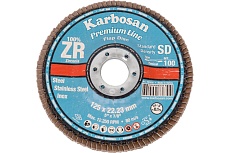 Круг лепестковый торцевой Zirconia от Мастерская Pit_Stop и Доктор дью 125 мм, P100, угловой ABRAFORM DD-FLAP-ZR-100-2