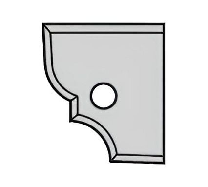 Нож для фрезы твердый сплав 19x12x2 мм Dimar 3108503