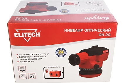 Нивелир Elitech ОН 20