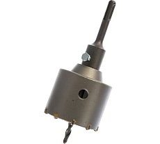 Коронка по бетону в сборе (73х60 мм; М22; SDS-plus) Сибртех 703317