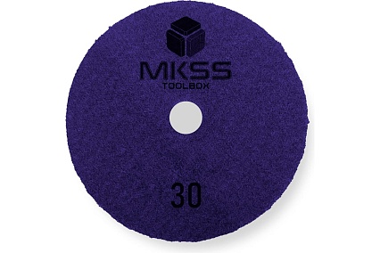Алмазный гибкий шлифовальный круг MKSS Toolbox MK2606 АГШК Ø100 Р30 для сухой шлифовки MKSS MK26060030