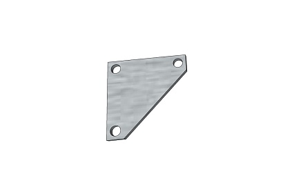 Упор треугольник GIGHALL 120-120-8