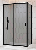 Душевой уголок RGW Classic CL-133B (CL-13B + Z-03B) 140x90 тонированное, черный 060913349-34