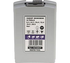 Набор зенковок H-Tools 90гр. 6.3-20.5мм DIN335C 3z HSSE-Co5 6шт 102152EHT
