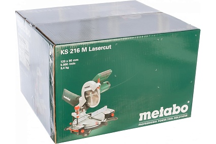 Торцовочная пила Metabo KS 216 M Lasercut 619216000