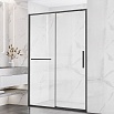 Душевая дверь Vincea Слим Софт (Slim Soft) VDS-1SS100CLGM 100x200 вороненая сталь, прозрачная