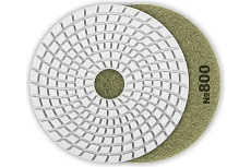 Алмазный гибкий шлифовальный круг для мокрого шлифования Зубр 125 мм, №800 29867-800