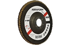 Круг лепестковый FlapLine CR, 125 мм, P60, прямой ABRAFORM AF-FL-CR-KLT1-60