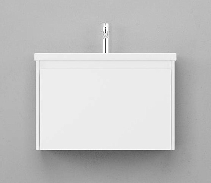 Тумба с раковиной Velvex Klaufs 70 см подвесная, 1 ящик