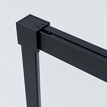 Душевой уголок Vincea Soft 2 VSR-3SO29011CLB 110x90 черный, прозрачное