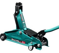 Подкатной домкрат для легковых а/м Kraftool stark 2т, 135-340 мм 43453-2