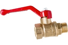 Шаровой для воды Valfex 1/2" ВР/НР ручка-рычаг, латунный 11Б27фт1М VF.215.LR1.012.Bir