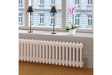 Трубчатый радиатор Zehnder Charleston 3037/16/№1270/RAL 9016, 3/4