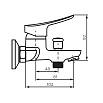 Смеситель для ванны Dorff Norma D1010000 хром