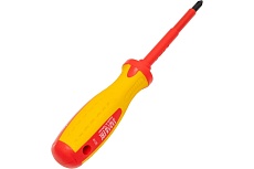 Диэлектрическая отвертка Insulated Ph2x100 мм Matrix CrMo, до 1000 В PROFESSIONAL 12928