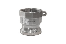 Алюминиевый камлок TITAN LOCK тип A ниппель, внутр. резьба NPT 1/2&quot; TL50AALN