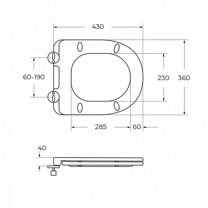 Чаша для унитаза BelBagno SFERA-TOR BB2141CP-TOR/SC безободковая с крышкой