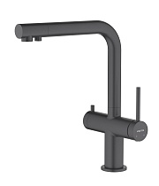 Смеситель для кухни Aquatek Европа AQ1385MB с подкл. к фильтру, черный матовый