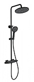 Душевая стойка Wonzon&Woghand Neo WW-B3035-A1-MB термостат, черный матовый