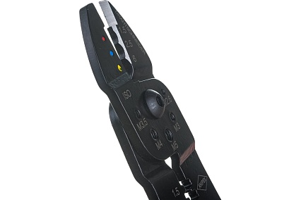 Пресс-клещи для резки и зачистки кабеля Knipex 3 гнезда KN-9722240SB