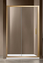 Душевая дверь Vincea Garda VDS-1G130CLG 130x190 брашированное золото, прозрачная