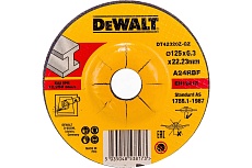 Круг обдирочный по металлу INDUSTRIAL (125х22,2 мм) DeWalt DT42320Z