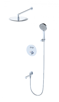 Душевой набор Wonzon&Woghand Stick WW-88929010-CR термостат, хром