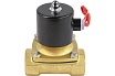 Электромагнитный клапан DN.ru VS2W-100E-NC Ду40 Ру10 латунь, резьба 1 1/2" EPDM 220B AC D130-01252