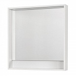 Зеркало Акватон Капри 80 см 1A230402KP010 белый глянец