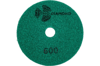 Алмазный гибкий шлифовальный круг Черепашка 100 № 600 сухая шлифовка TRIO-DIAMOND 360600