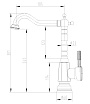 Смеситель для кухни Lemark Jasmine LM6605ORB черная бронза