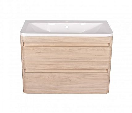 Тумба с раковиной Style Line Атлантика 80 см подвесная