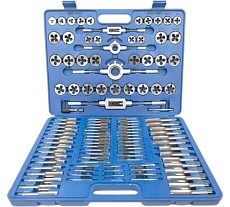 Набор метчиков и плашек МАЯКАВТО метрический 110пр.(подшипниковая сталь) 5183вт