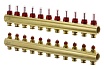 Коллекторы Danfoss FHF-11F с расходомерами для 11 контуров 088U0531