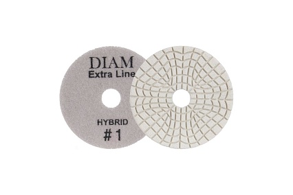 Круг алмазный гибкий шлифовальный Step-3 Extra Line Hybrid (100х3 мм; №1; серый) Diam 686