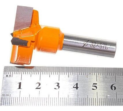 Сверло чашечное (32x57.5 мм; Z=2+2; S=10 мм; LH) ROTIS 442.3257L