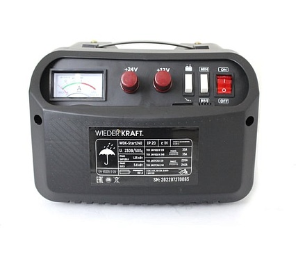Пуско-зарядное устройство Wiederkraft 12/24 в, 240А WDK-Start240